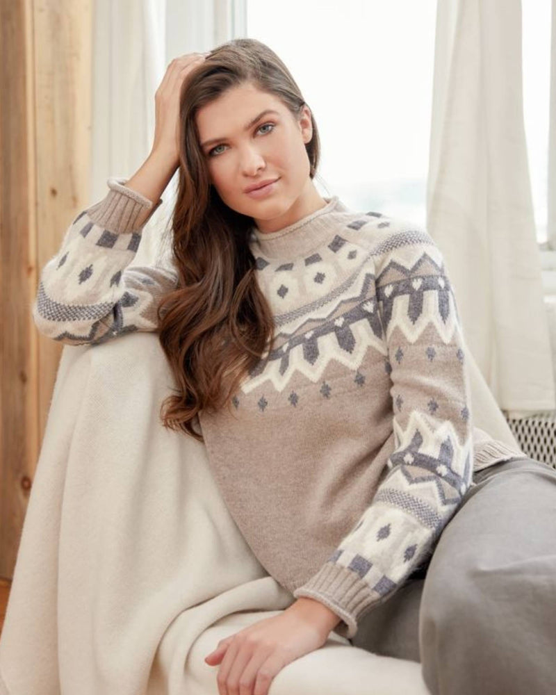 Hollie Fair Isle Crew Combo