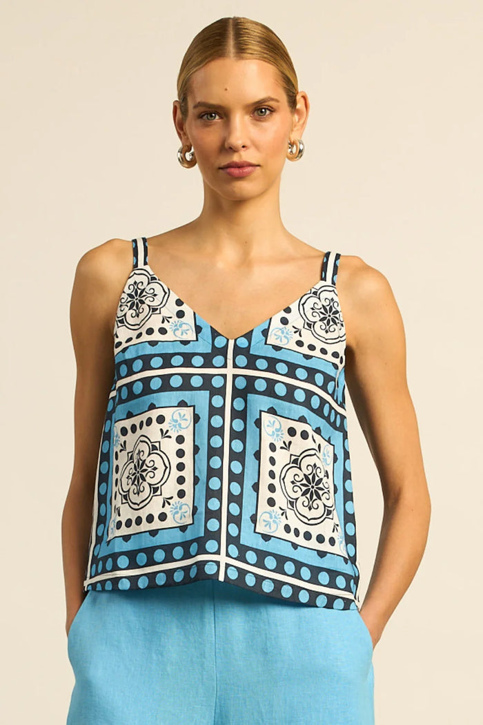 Zoe Kratzmann - Memo Top - Bay Scarf