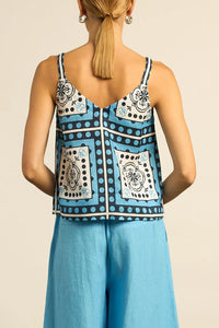 Zoe Kratzmann - Memo Top - Bay Scarf