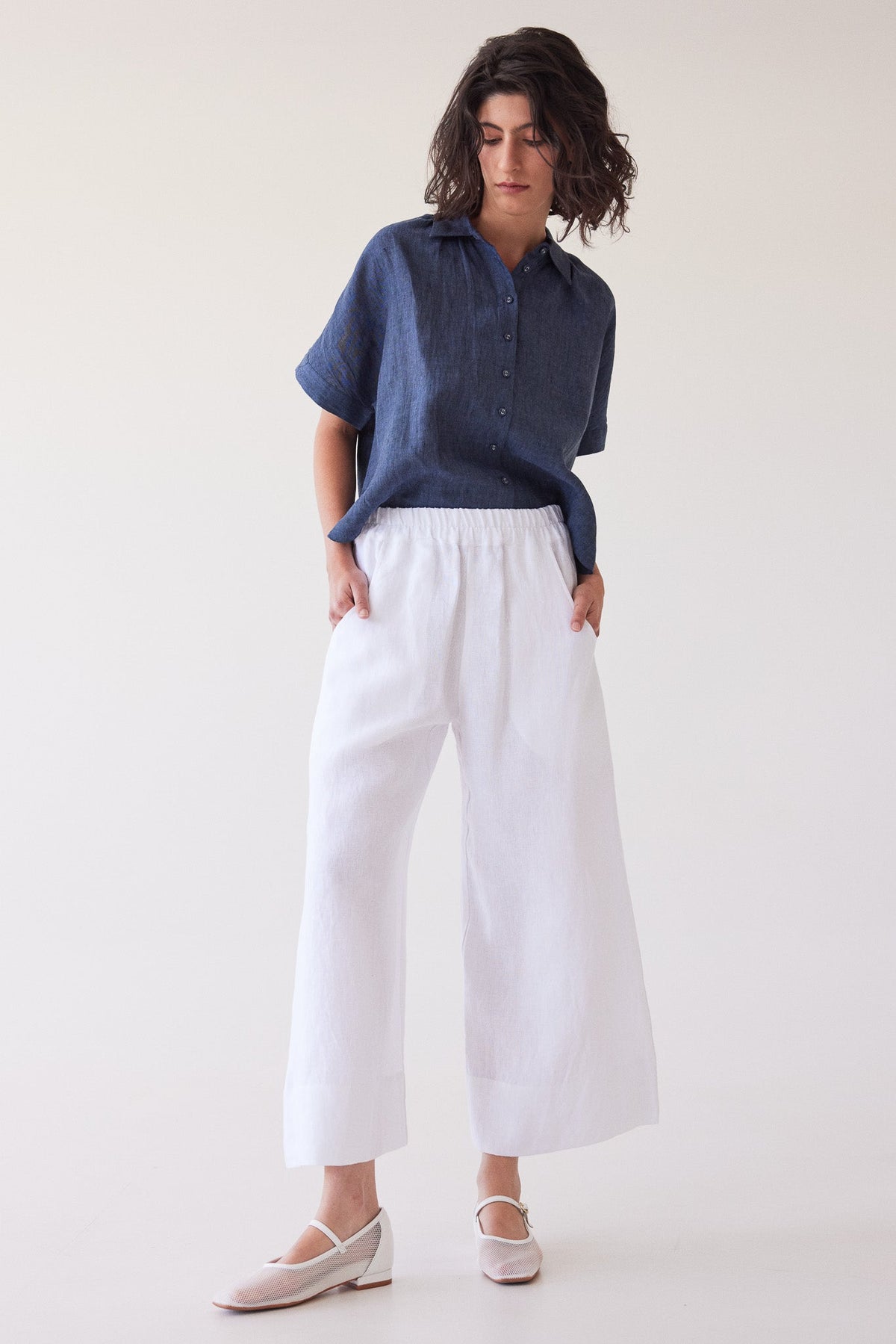 Eva's Sunday Oliver Pull On Pant White