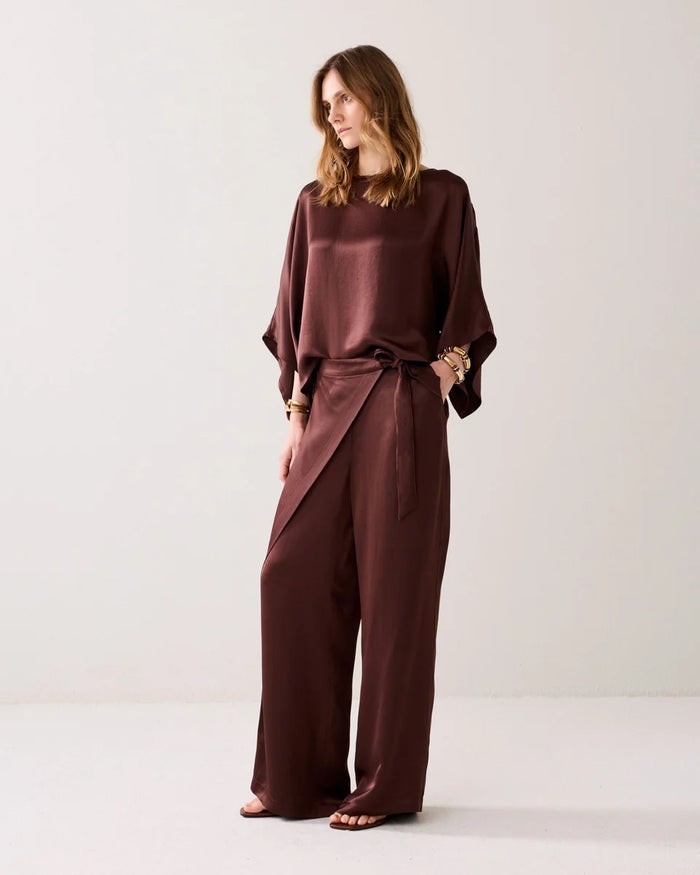 Summum - Heavy Silky Touch Top - Coffee