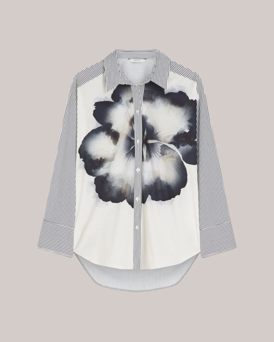 Summum - Big Flower Cotton Blouse