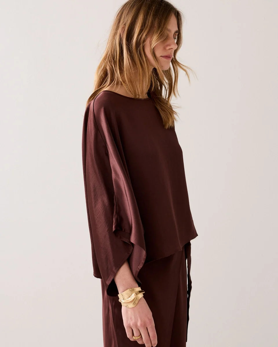 Summum - Heavy Silky Touch Top - Coffee