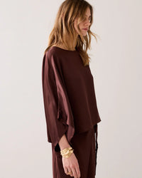 Summum - Heavy Silky Touch Top - Coffee