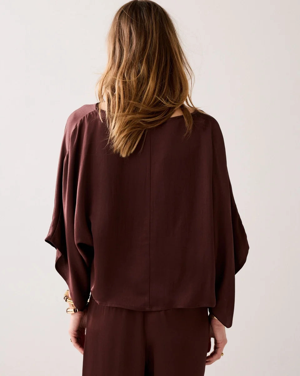 Summum - Heavy Silky Touch Top - Coffee