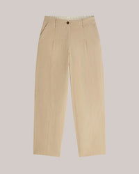 Summum - Balloon Fit Cotton Blend Pants - Alpaca