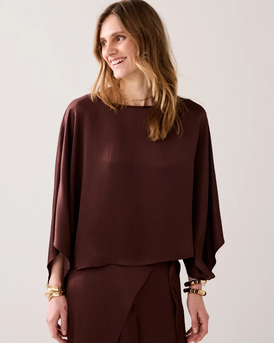 Summum - Heavy Silky Touch Top - Coffee