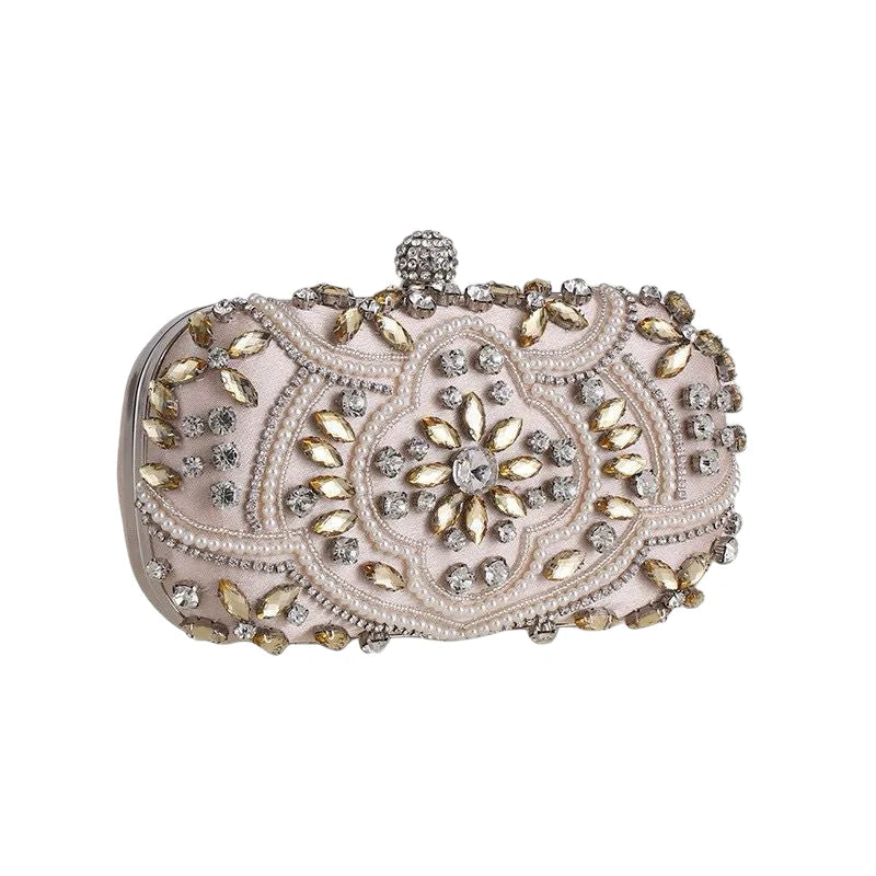 Blush Radiance Clutch Evening Bag
