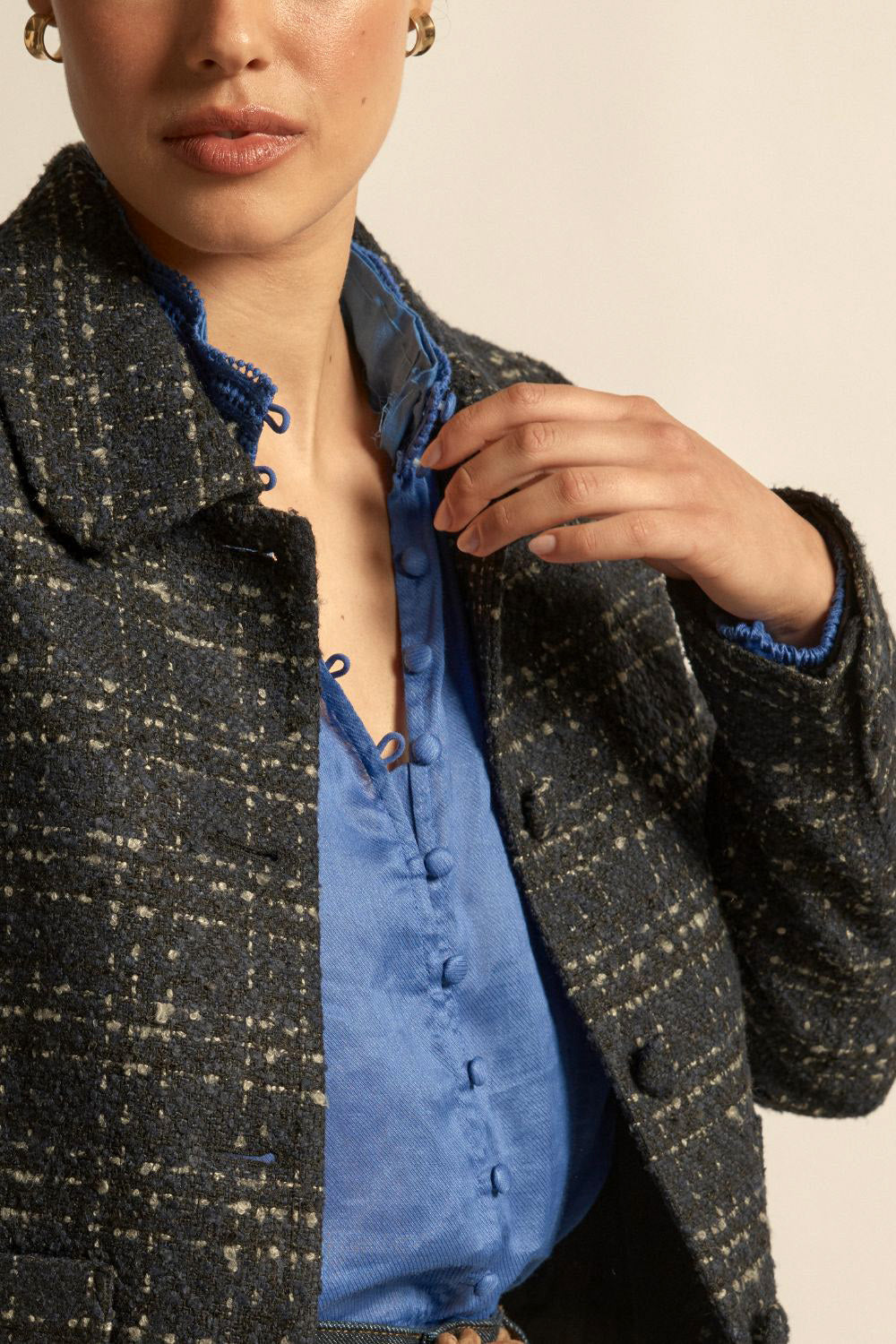 Zoe Kratzmann - Plume Jacket - Midnight Check