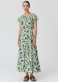 POL Botanica Skirt in Botanica Print
