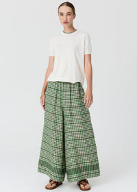 POL Dillon Tee Chalk/Fern side view