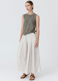 POL Frankie Pleat Skirt Natural side view