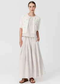 POL Viloa Cardigan Chalk back view