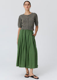 POL Viloa Cardigan Moss front view