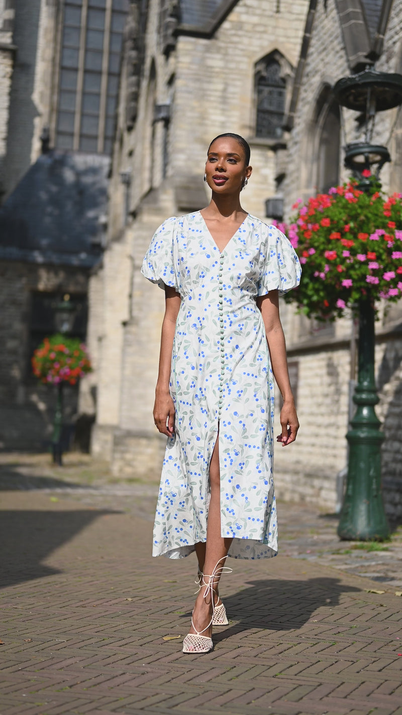 Wyatt Wylde - Anita Dress - Berry Print