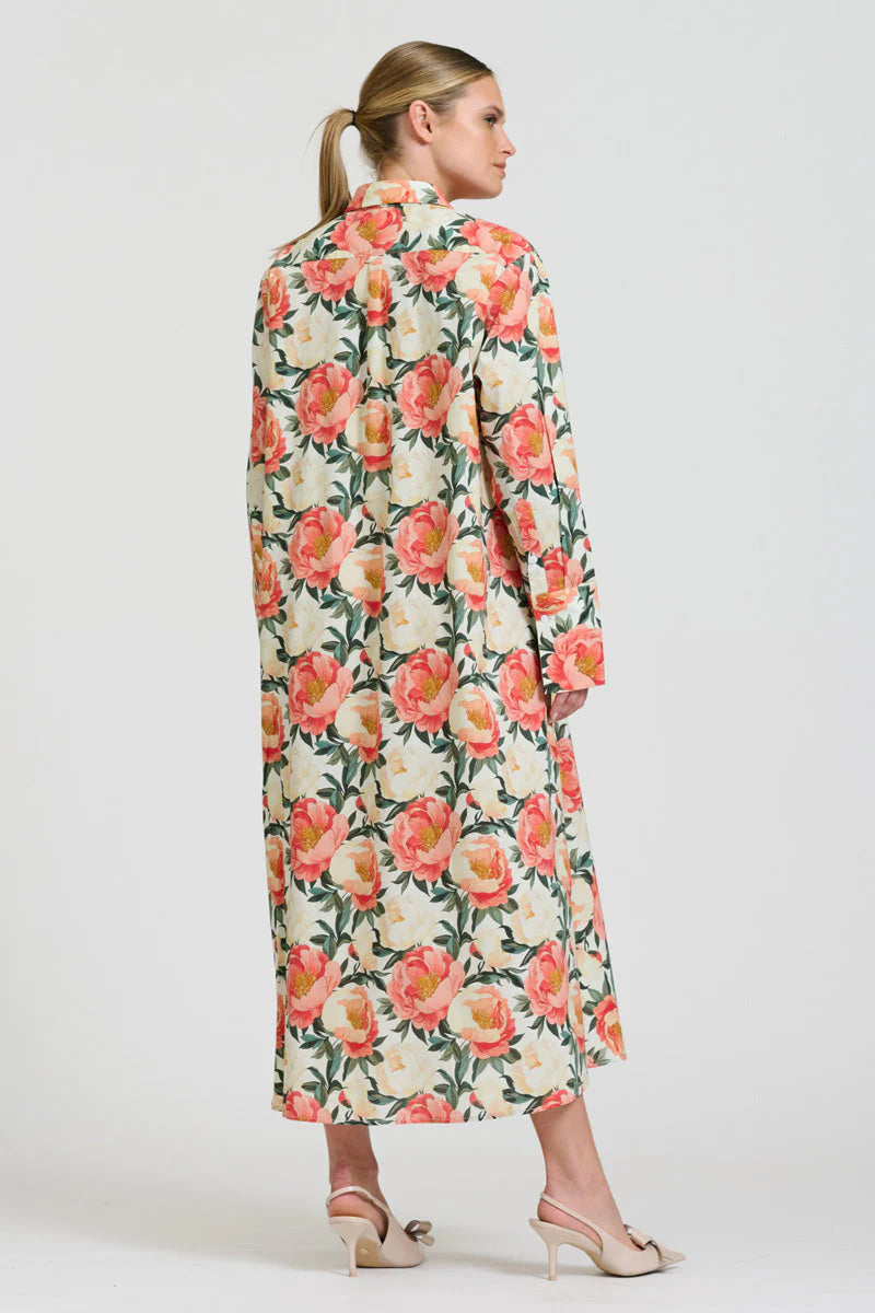 Shirty - The Amelie Shirt Dress - Peony