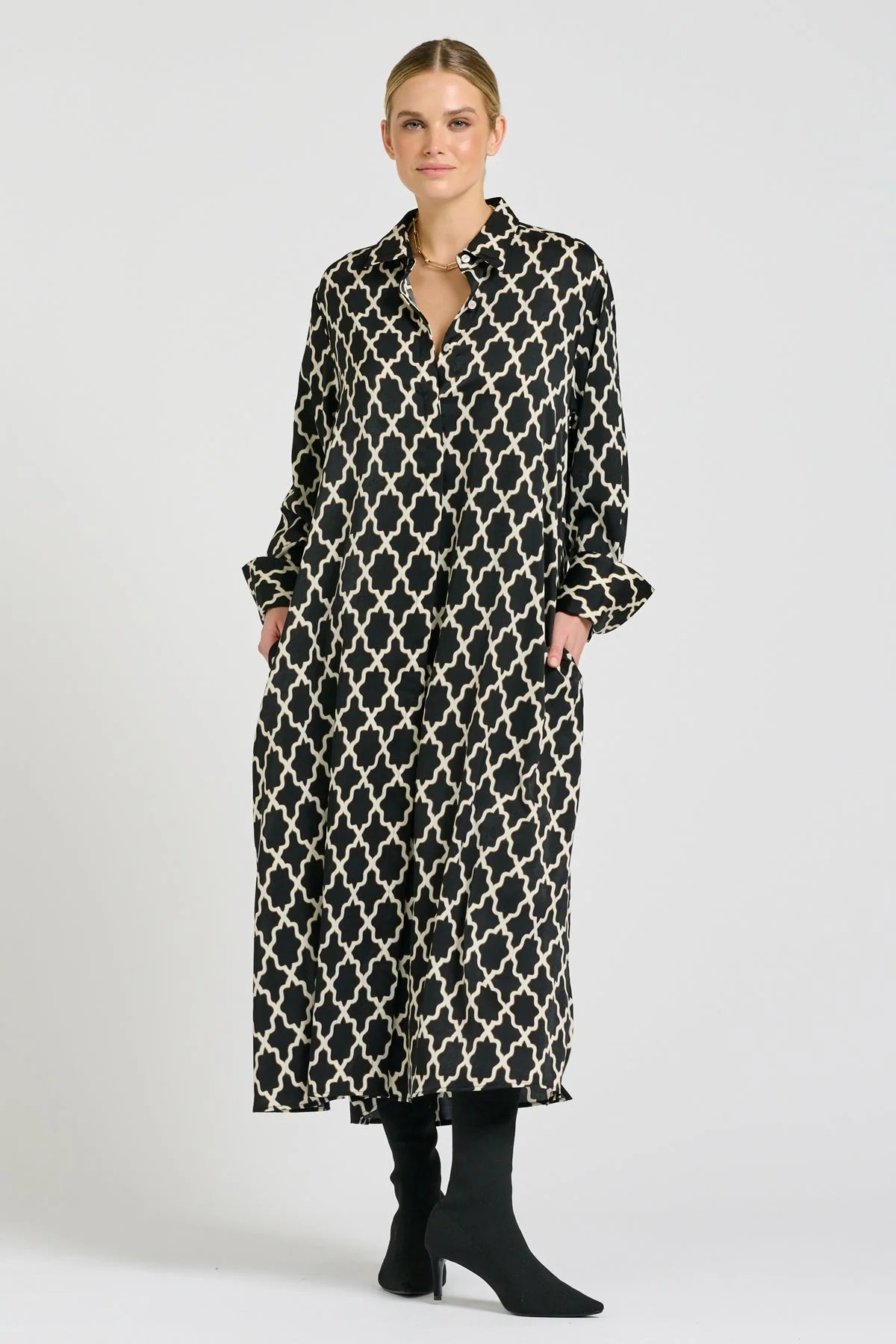 Shirty - The Amelie Shirtdress - Moroccan Print
