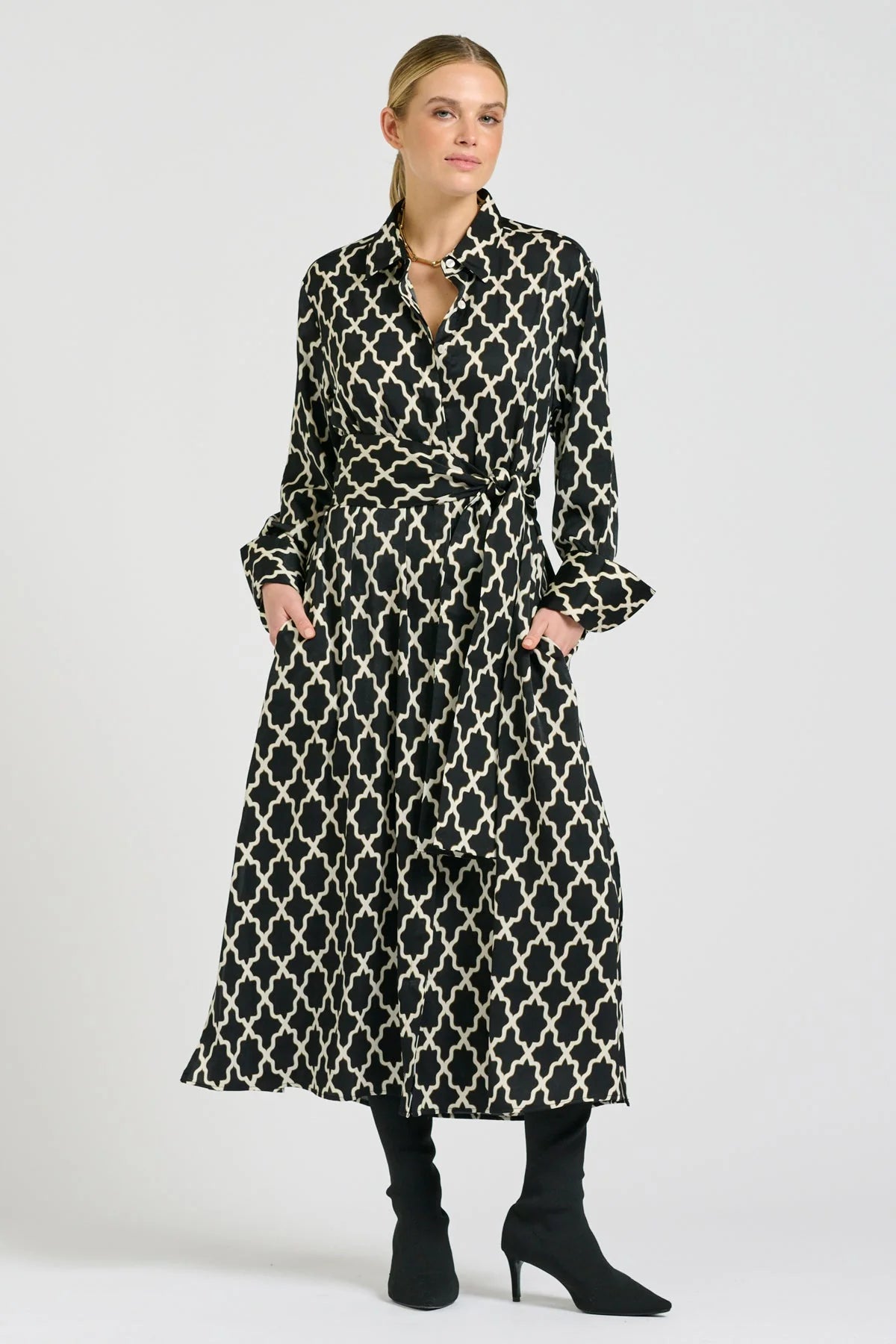 Shirty - The Amelie Shirtdress - Moroccan Print