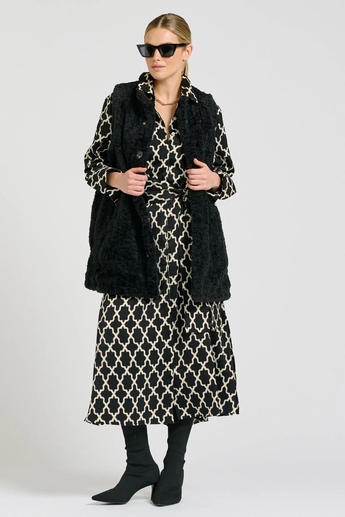 Shirty - The Amelie Shirtdress - Moroccan Print