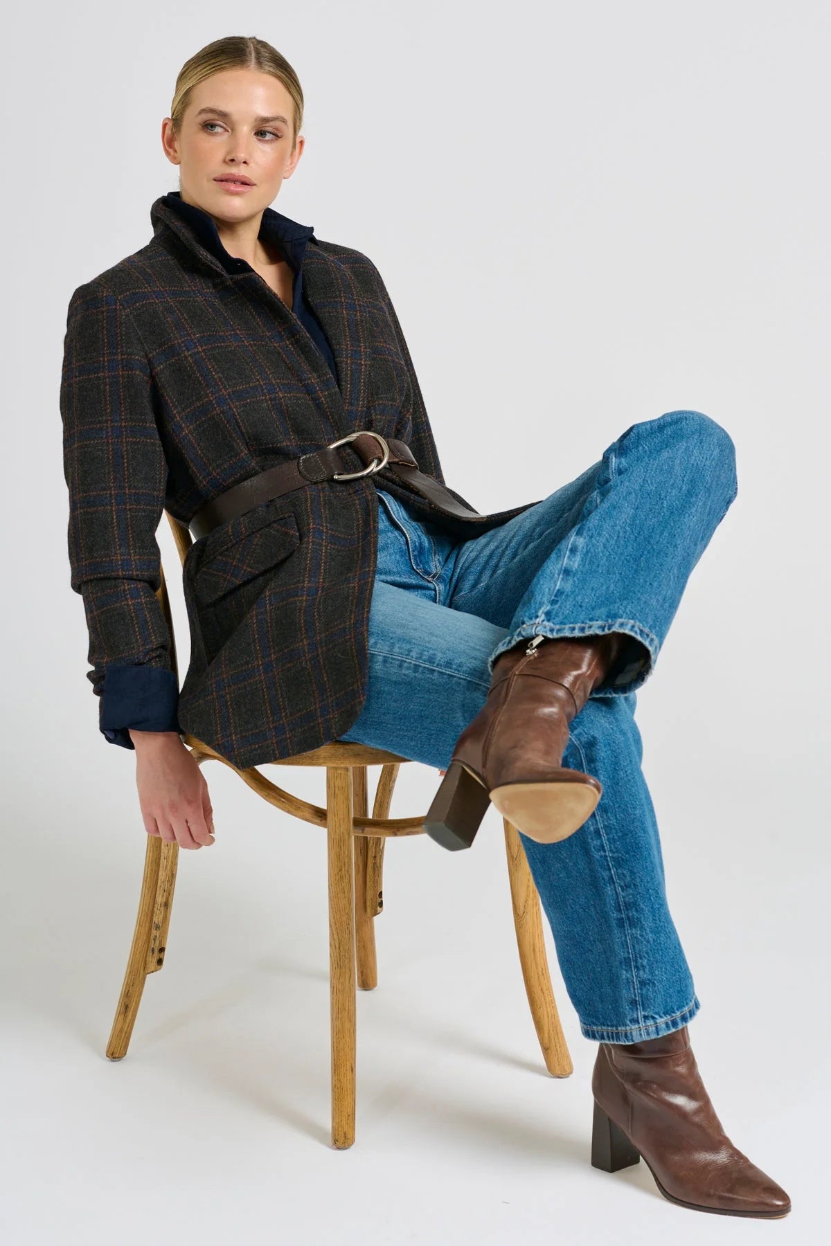 Shirty - The Iris Blazer - Perfect Plaid