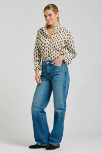 Shirty - The Olivia Shirt - Ivory Double Diamond