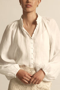Zoe Kratzmann Sincere Top in Porcelain - front