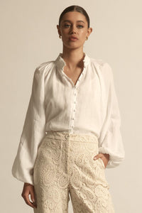 Zoe Kratzmann Sincere Top in Porcelain - side