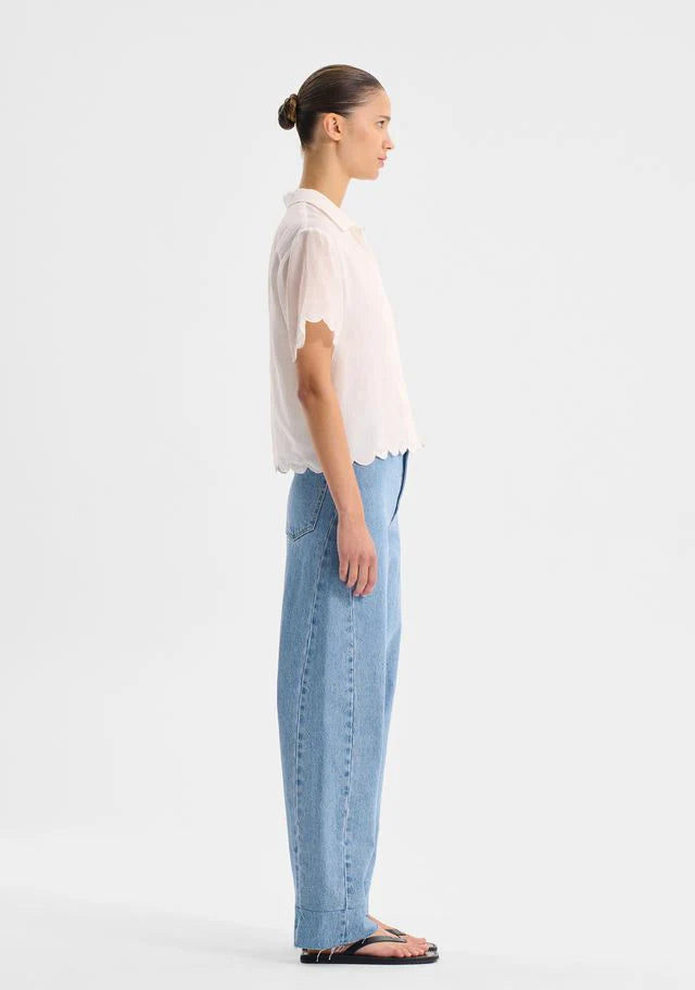 Morrison - Constance Short Sleeve Shirt - White