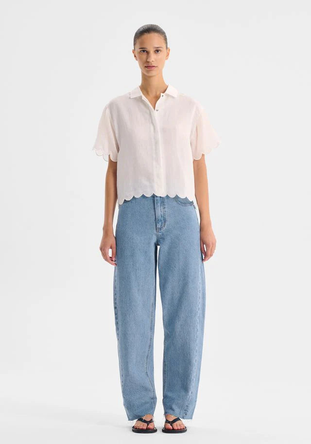 Morrison - Constance Short Sleeve Shirt - White