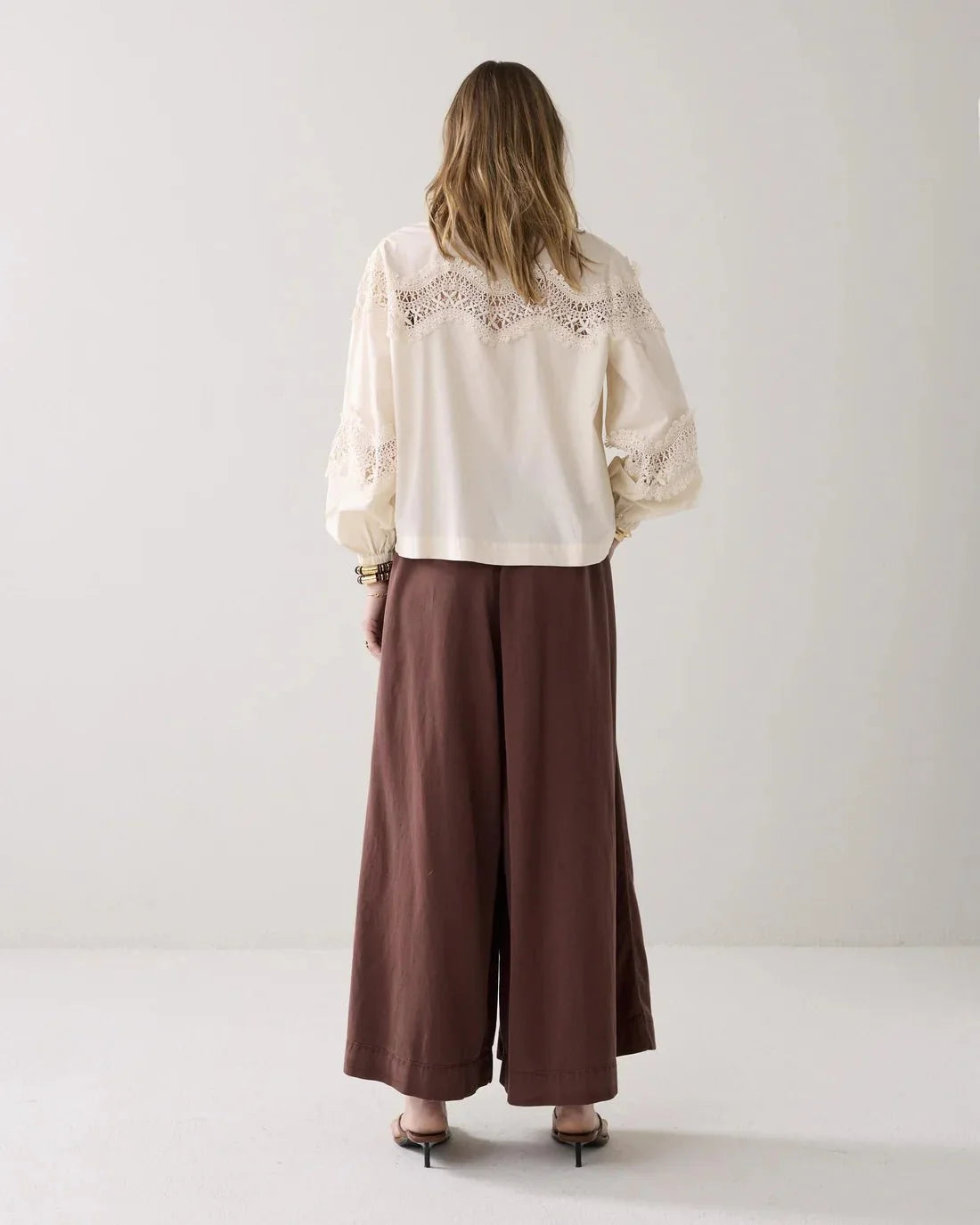 Summum - Sway Lyocell Culotte Pant - Coffee