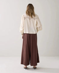 Summum - Sway Lyocell Culotte Pant - Coffee