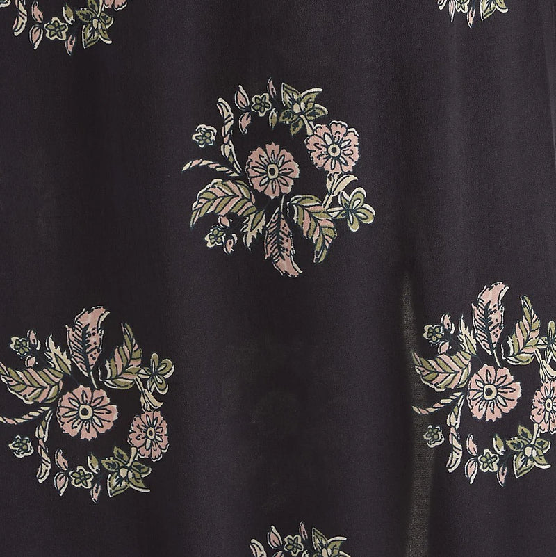 Lola - Georgia Silky Wreath Midi Dress