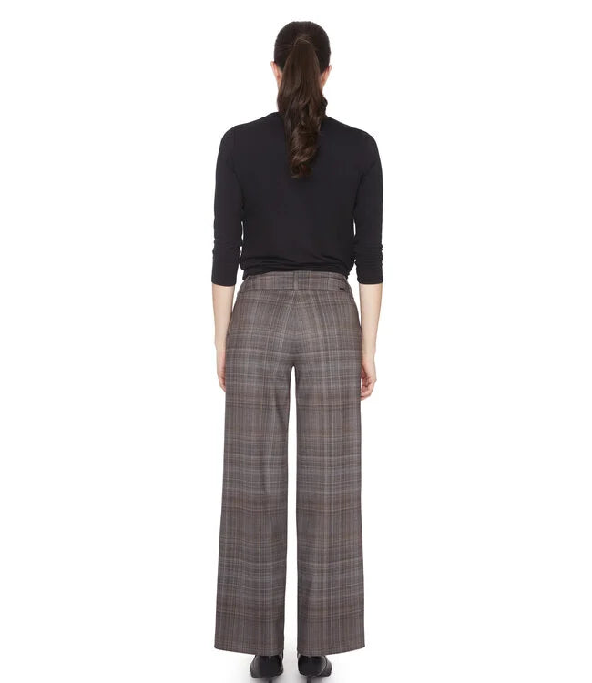 Up Pants - Honey Plaid Full Length Ponte Pant 68687