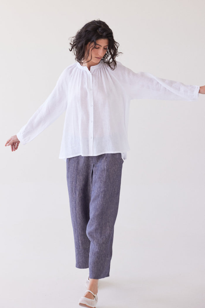 Eva's Sunday Vento Long Sleeve Shirt White