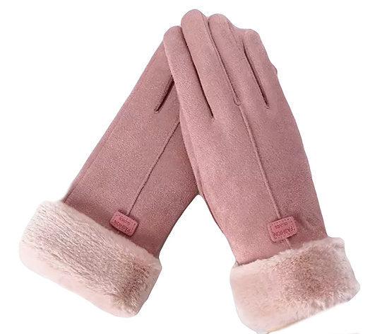 Gloves, Faux Suede Touch Screen