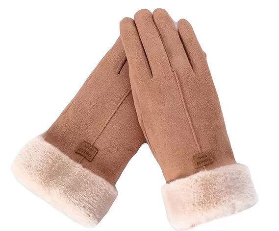 Gloves, Faux Suede Touch Screen