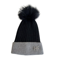 Beanie with PomPom - Cashmere Blend