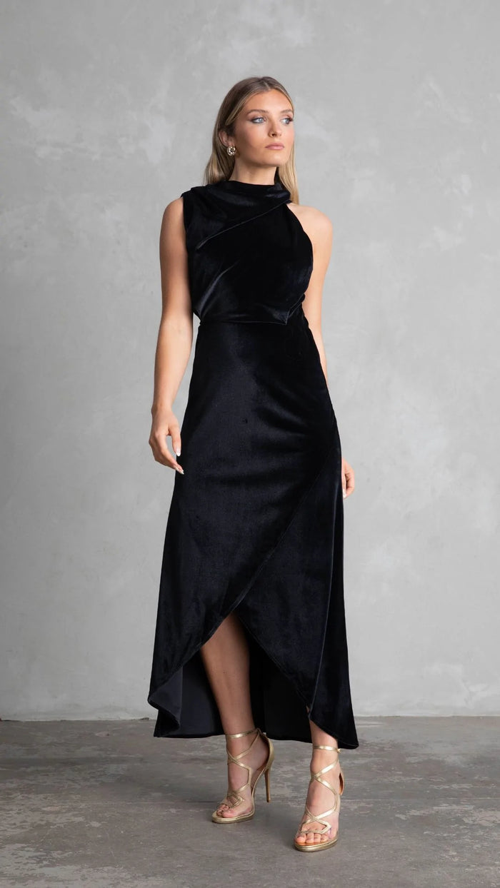 Azalea Velvet Dress