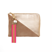 Paige Clutch Stripe