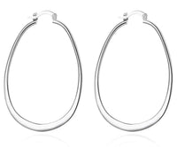 Belinda Statement Sterling silver Hoops