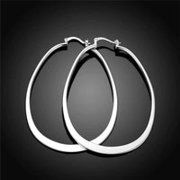 Belinda Statement Sterling silver Hoops