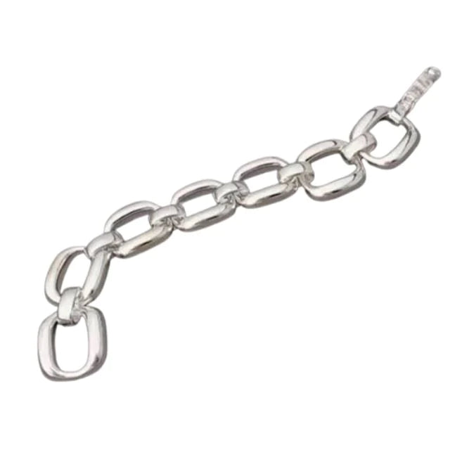 Bianca Chunky Sterling Silver Interlinking Bracelet